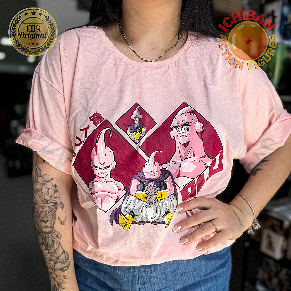 CAMISETA MAJIN BOO ROSA DRAGON BALL Z XL 100% ORIGINAL LICENCIADA TOEI ANIMATION
