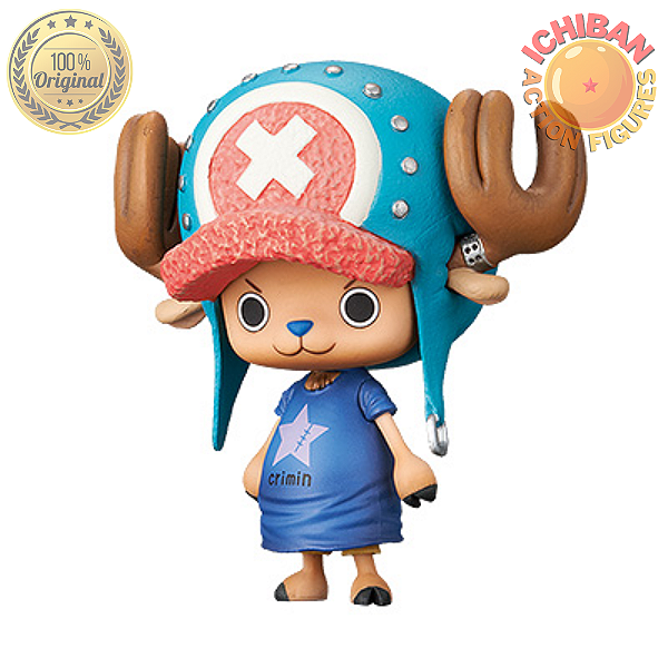TONY TONY CHOPPER CAMISETA AZUL ONE PIECE DXF VOL.14 BANPRESTO 100% ORIGINAL COM CAIXA