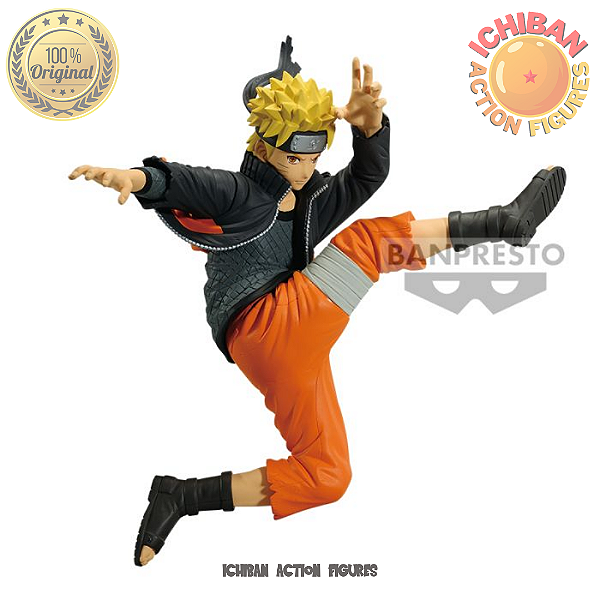 UZUMAKI NARUTO KICK ASS NARUTO SHIPPUDEN VIBRATION STARS BANPRESTO 100% ORIGINAL LACRADO