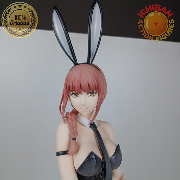 MAKIMA DE COELHA CHAINSAW MAN BICUTE BUNNIES FURYU 100% ORIGINAL NOVA COM CAIXA AVARIADA
