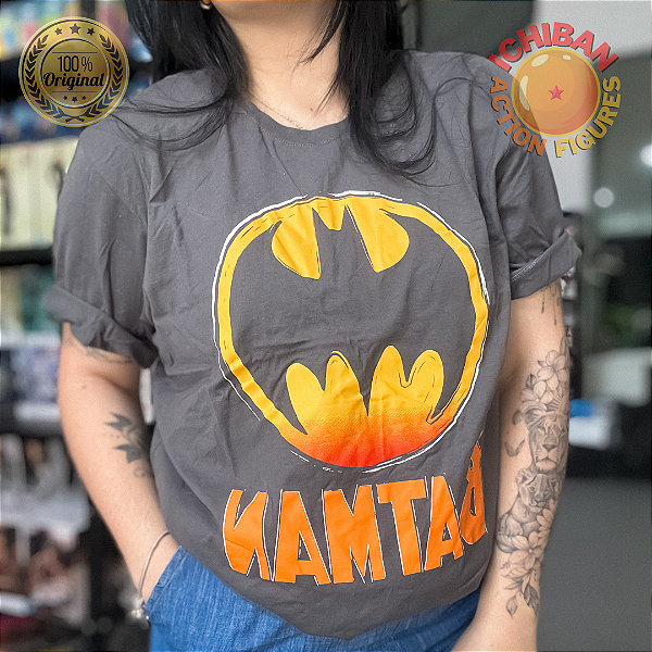 CAMISETA BATMAN LOGO AMARELO DC COMICS CHUMBO GG 100% ORIGINAL LICENCIADA DC