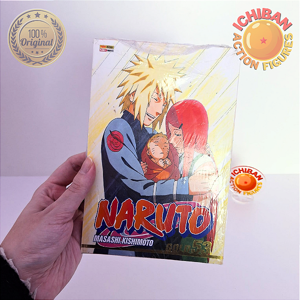 MANGÁ NARUTO CLÁSSICO GOLD EDITION CÁPITULO 53 100% ORIGINAL LACRADO