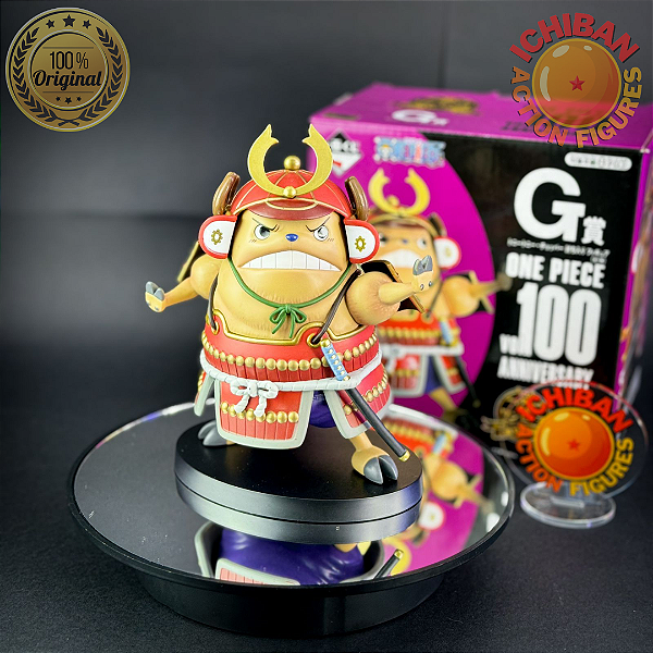 TONY TONY CHOPPER ONE PIECE 100° ANNIVERSARY ICHIBAN KUJI BANDAI 100% ORIGINAL COM CAIXA