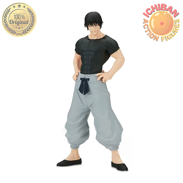 TOJI FUSHIGURO MÃO NA CINTURA JUJUTSU KAISEN BANPRESTO 100% ORIGINAL LACRADO