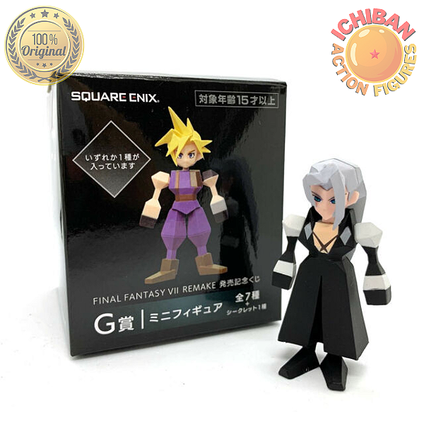 POLIGONO PERSONAGEM ALEATÓRIO FINAL FANTASY VII ICHIBAN KUJI LETRA G SQUARE ENIX 100% ORIGINAL LACRADO
