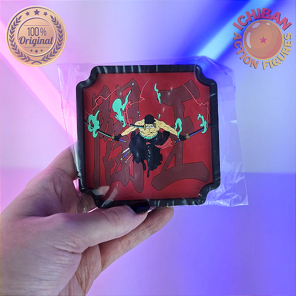 PORTA COPO ZORO ONE PIECE ICHIBAN KUJI BANDAI 100% ORIGINAL LACRADO