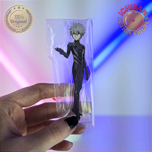 ACRÍLICO STAND KAWORU NAGISA EVANGELION 100% ORIGINAL BANDAI