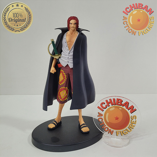 SHANKS ONE PIECE RED MOVIE DXF VOL.2 BANPRESTO 100% ORIGINAL SEM CAIXA