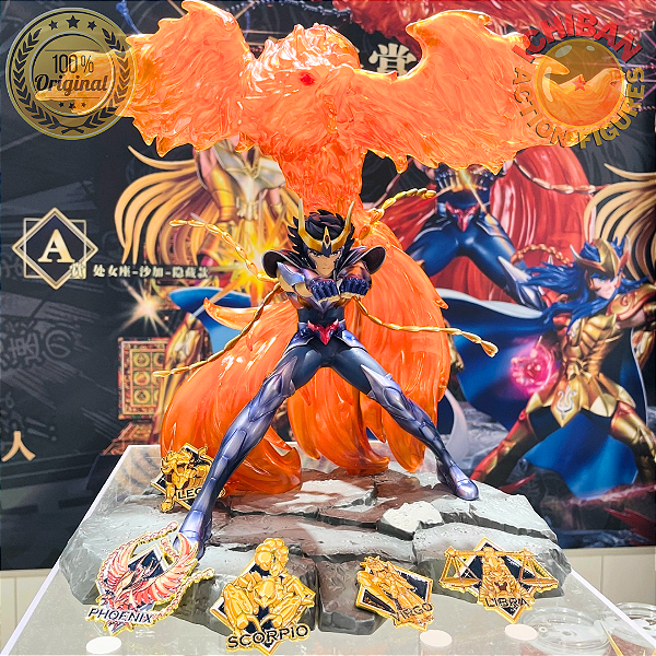 IKKI DE FÊNIX CAVALEIROS DO ZODÍACO KOILAND KUJI LAST ONE 1/6 100% ORIGINAL LACRADO
