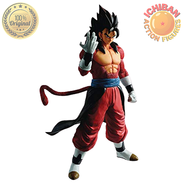 VEGETTO XENO SSJ4 DRAGON BALL HEROES MASTERLISE ICHIBAN KUJI LETRA A BANDAI 100% ORIGINAL COM CAIXA