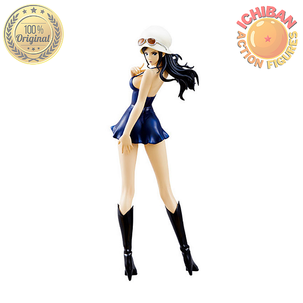 NICO ROBIN DE CHAPEU DRESSROSA ONE PIECE VERSÃO OPACA GLITTER & GLAMOURS BANPRESTO 100% ORIGINAL LACRADO