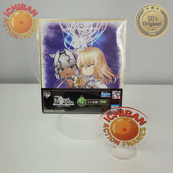 PÔSTER CAPA DURA FATE GRAND ORDER ICHIBAN KUJI LETRA G BANDAI 100% ORIGINAL LACRADO