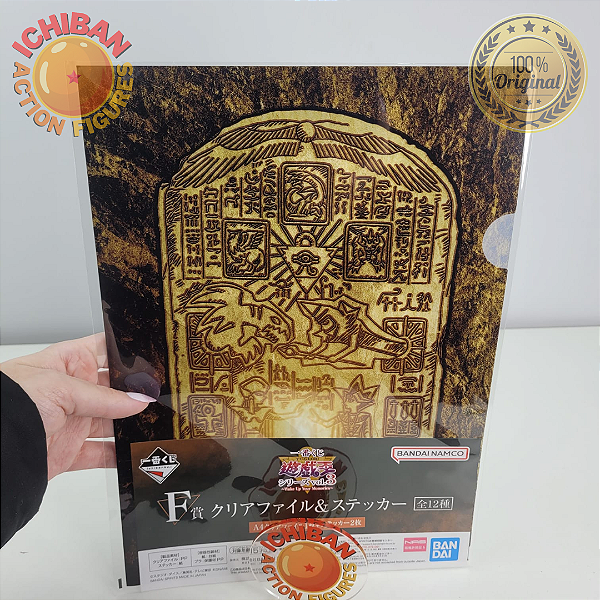 PASTA TÁBUA DO MILENIO YU GI OH ICHIBAN KUJI LETRA F BANDAI 100% ORIGINAL LACRADO