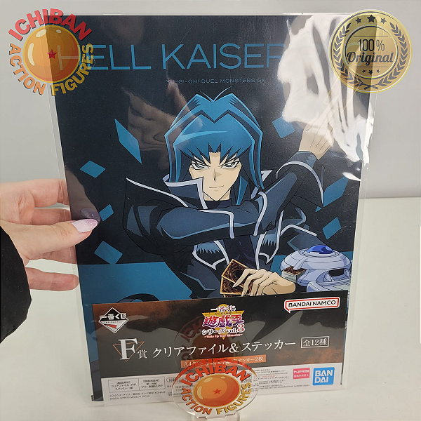 PASTA HELL KAISER RYO YU GI OH ICHIBAN KUJI LETRA F BANDAI 100% ORIGINAL LACRADO