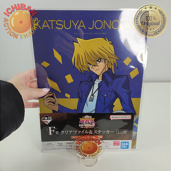 PASTA KATSUYA JONOUCHI YU GI OH ICHIBAN KUJI LETRA F BANDAI 100% ORIGINAL LACRADO