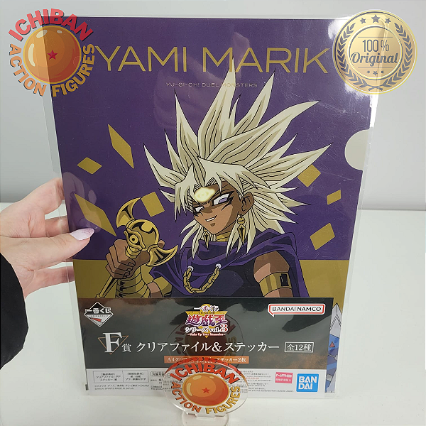 PASTA YAMI MARIK YU GI OH ICHIBAN KUJI LETRA F BANDAI 100% ORIGINAL LACRADO