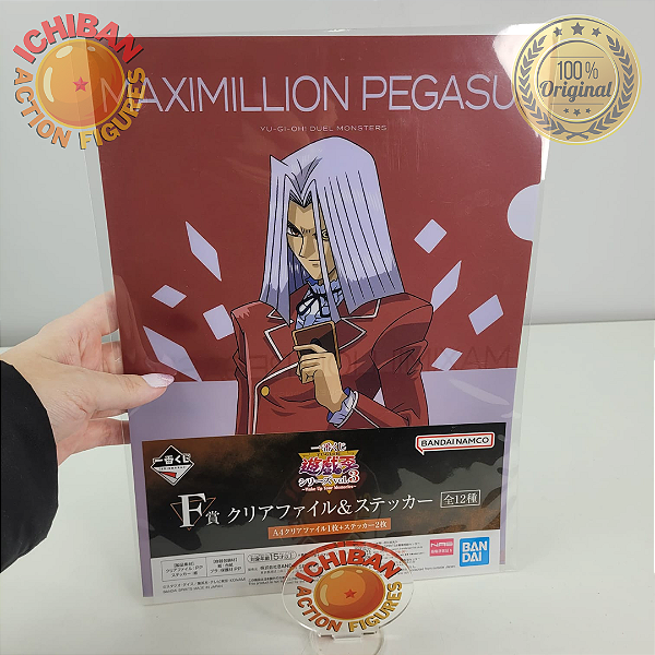 PASTA MAXIMILLION PEGASUS YU GI OH ICHIBAN KUJI LETRA F BANDAI 100% ORIGINAL LACRADO