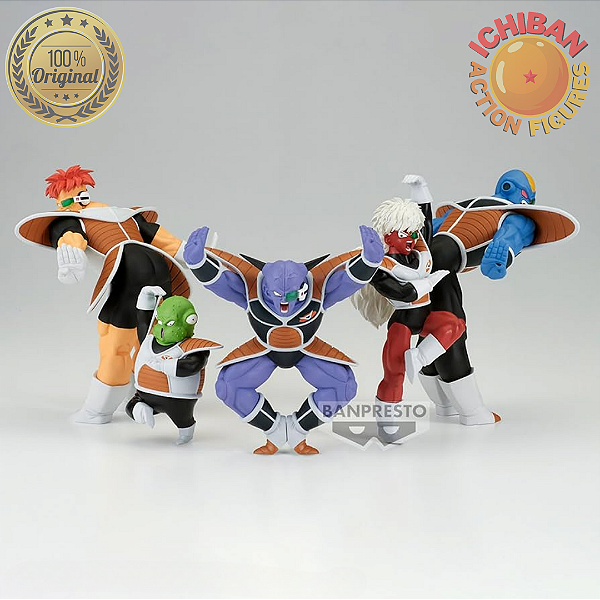 SET GINYU FORCE DRAGON BALL Z SOLID EDGE WORKS BANPRESTO 100% ORIGINAL LACRADO