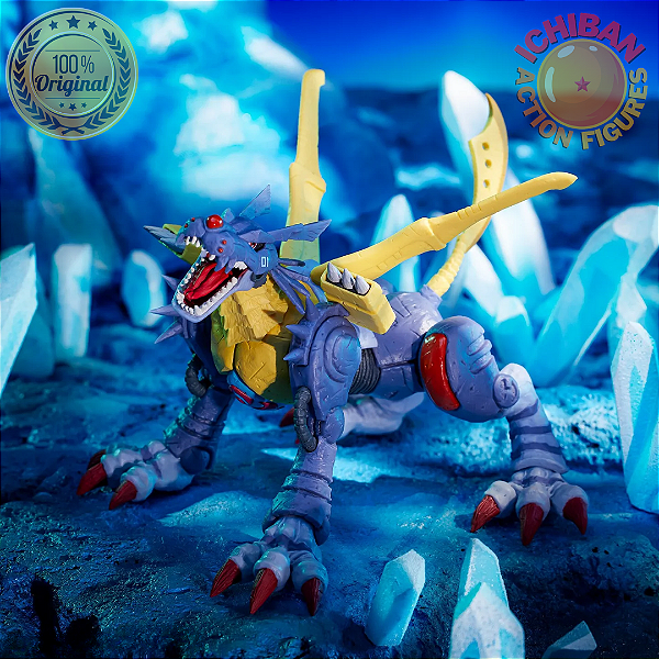 METALGARURUMON DIGIMON ICHIBAN KUJI LETRA B BANDAI 100% ORIGINAL LACRADO