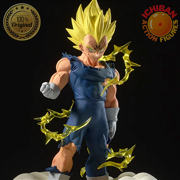 MAJIN VEGETA SSJ MÃO PRA CIMA BASE DIORAMA DRAGON BALL Z HISTORY BOX BANPRESTO VOL.12 100% ORIGINAL LACRADO