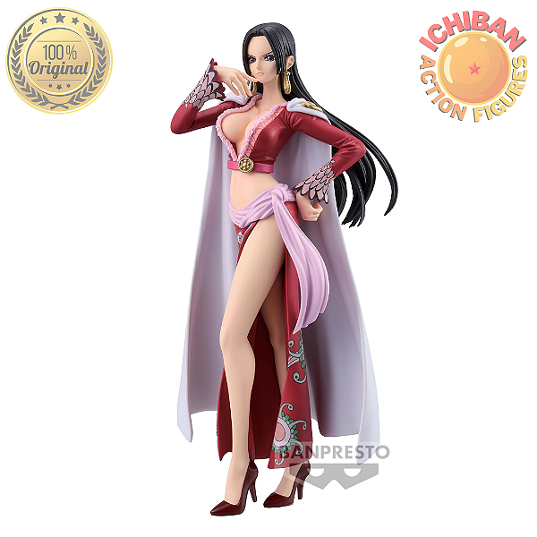 BOA HANCOCK DEDO NO QUEIXO ONE PIECE DXF THE GRANDILEINE SERIES EXTRA BANPRESTO 100% ORIGINAL LACRADO