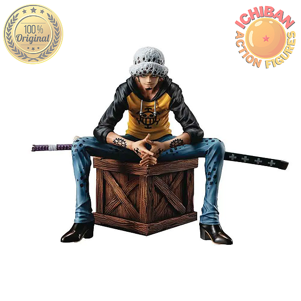 TRAFALGAR LAW SENTADO ONE PIECE PLAYBACK MEMORIES POP MEGAHOUSE 100% ORIGINAL LACRADO