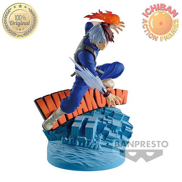 SHOTO TODOROKI DIORAMA MY HERO ACADEMIA DIORAMATIC THE ANIME BANPRESTO 100% ORIGINAL LACRADO