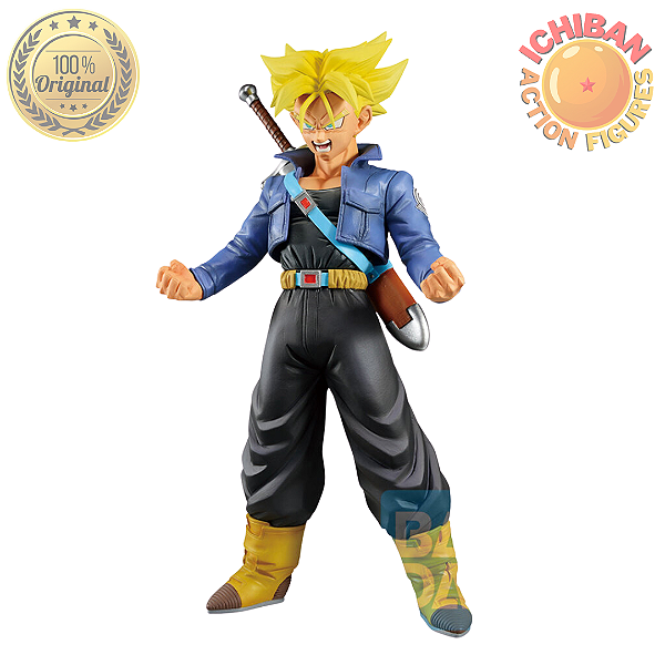 TRUNKS SSJ DRAGON BALL Z MASTERLISE ICHIBANSHO LETRA F BANDAI 100% ORIGINAL LACRADO