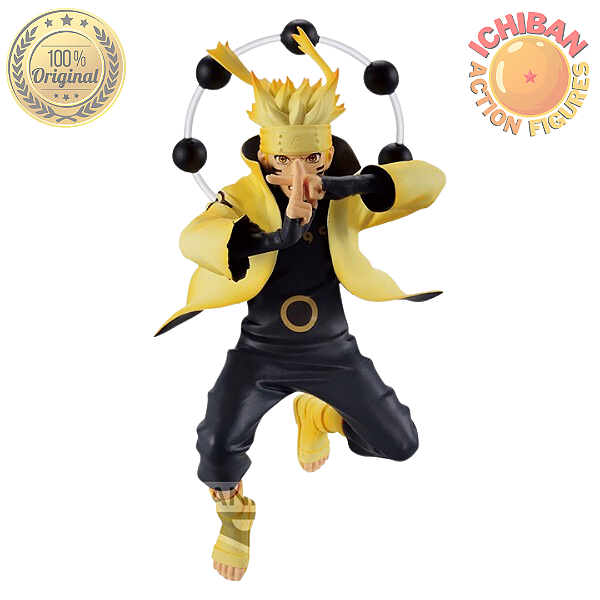 UZUMAKI NARUTO MODO SÁBIO DOS SEIS CAMINHOS NARUTO SHIPPUDEN VIBRATION STARS BANPRESTO 100% ORIGINAL LACRADO