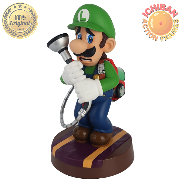 LUIGI SUPER MARIO BROS NINTENDO STANDARD FIGURE FIRST4FIGURES 100% ORIGINAL LACRADO