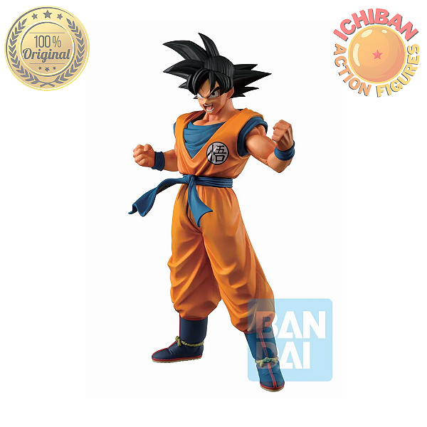 SON GOKU DRAGON BALL SUPER HERO MASTERLISE ICHIBAN KUJI LETRA C BANDAI 100% ORIGINAL LACRADO