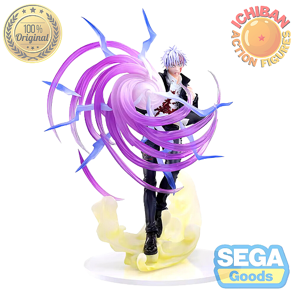 GOJO SATORU DIORAMA KYOSHIKI MURASAKI (VAZIO ROXO) JUJUTSU KAISEN LUMINASTA SEGA 100% ORIGINAL NOVO, COM CAIXA