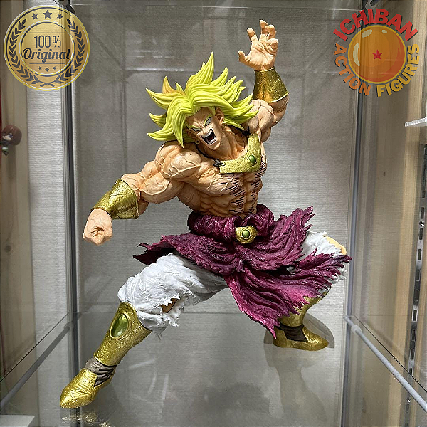 BROLY SSJ FULL POWER 94 SAIA ROSA DRAGON BALL Z KING CLUSTAR HISTORY OF THE FILM BANDAI 100% ORIGINAL SEM CAIXA