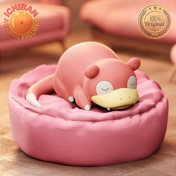 SLOWPOKE DORMINDO POKÉMON CASUAL TIME SERIES DECORATION 100% ORIGINAL LACRADO