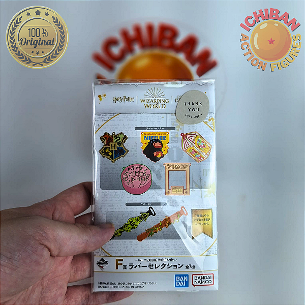SURPRESA ALEATÓRIA WIZARDING WORLD ICHIBAN KUJI PRIZE F BANDAI 100% ORIGINAL LACRADO