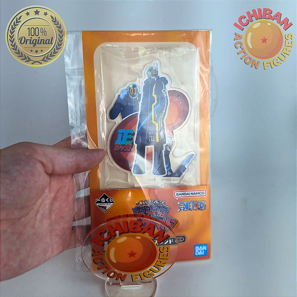 ACRÍLICO VEGA PUNK ONE PIECE ICHIBAN KUJI PRIZE H BANDAI 100% ORIGINAL LACRADO