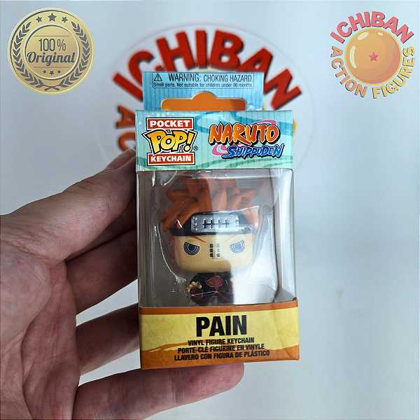 CHAVEIRO PAIN NARUTO SHIPPUDEN POCKET POP KEYCHAIN 100% ORIGINAL LACRADO