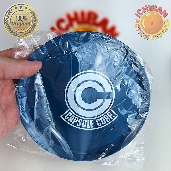 PRATO CAPSULE CORPORATION PRETO DRAGON BALL Z ICHIBAN KUJI BANDAI 100% ORIGINAL LACRADO