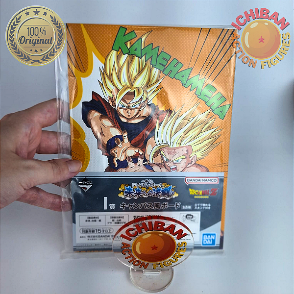 PASTA GOKU SSJ E GOHAN KID SSJ KAMEHAMEHA DRAGON BALL Z ICHIBAN KUJI PRIZE I BANDAI 100% ORIGINAL LACRADO