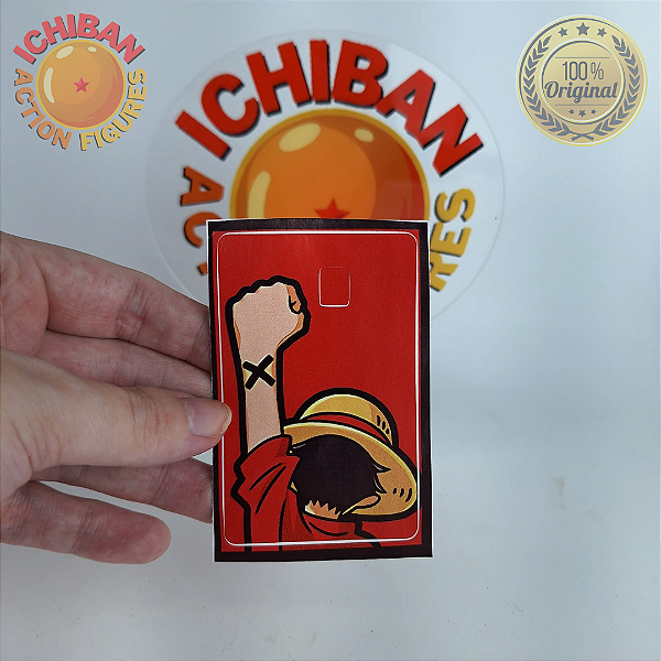 ADESIVO PARA CARTÃO LUFFY ONE PIECE