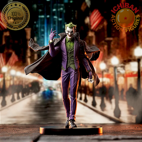 CORINGA JOKER DC COMICS LUMINASTA SEGA 100% ORIGINAL LACRADO