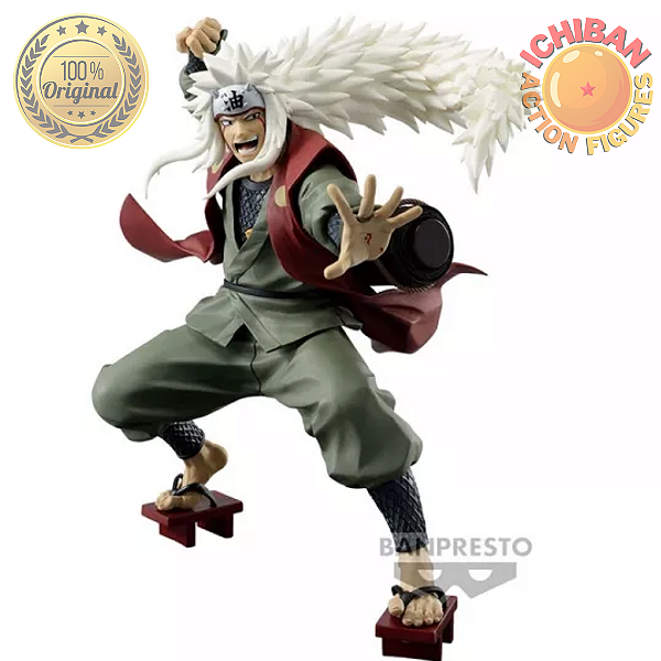 JIRAIYA POSE DE ATAQUE NARUTO SHIPPUDEN BFC BANPRESTO 100% ORIGINAL LACRADO