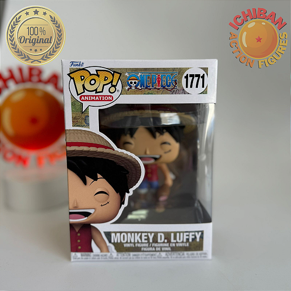 MONKEY D. LUFFY FAZENDO CARETA ONE PIECE FUNKO POP 1771 100% ORIGINAL LACRADO