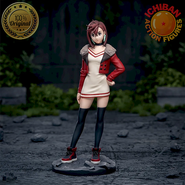 AYASE MOMO EM PÉ DE VESTIDO E CASACO DANDADAN LUMINASTA VOL.2 SEGA 100% ORIGINAL LACRADO