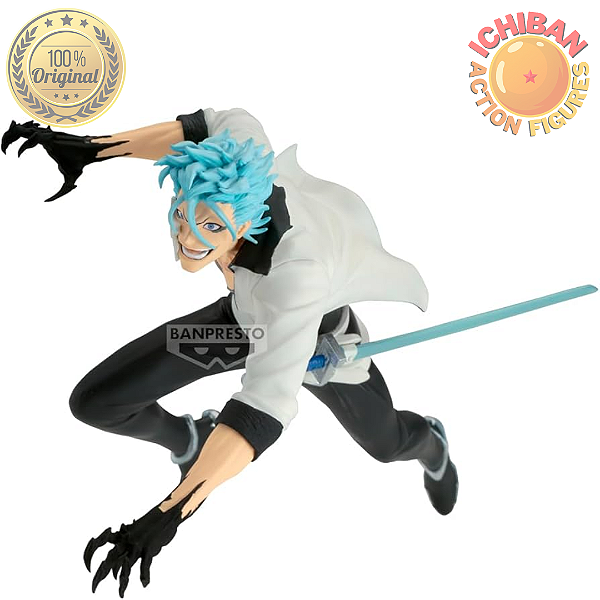 GRIMMJOW JAEGERJAQUEZ BLEACH VIBRATION STARS BANPRESTO 100% ORIGINAL LACRADO