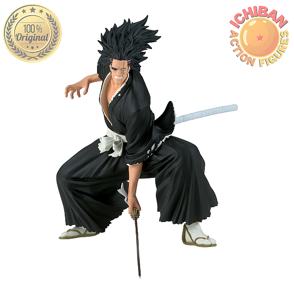 ZARAKI KENPACHI BLEACH VIBRATION STARS BANPRESTO 100% ORIGINAL LACRADO