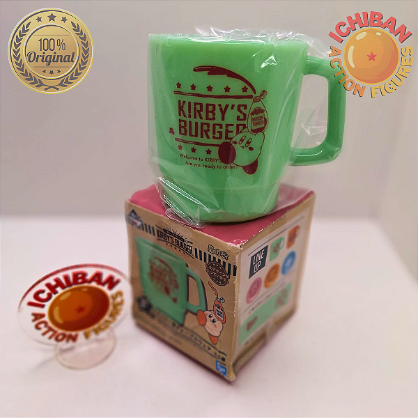 CANECA KIRBY'S BURGUER ICHIBAN KUJI BANDAI 100% ORIGINAL LACRADO