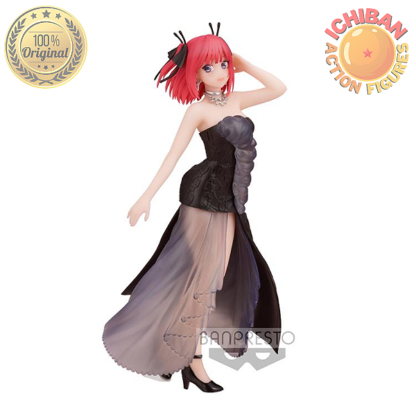 NAKANO NINO PARTY DRESS THE QUINTESSENTIAL QUINTUPLETS KYUNTIES BANPRESTO 100% ORIGINAL LACRADO