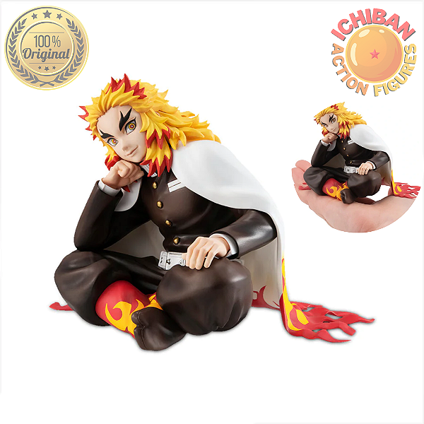 KYOJURO RENGOKU DEMON SLAYER PALMHAND SIZE MEGAHOUSE 100% ORIGINAL LACRADO