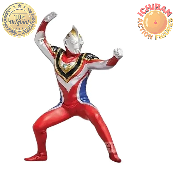 ULTRAMAN GAIA - ULTRAMAN TIGA - HEROS BRAVE STATUE (SUPREME - VERSION) 100% ORIGINAL LACRADO